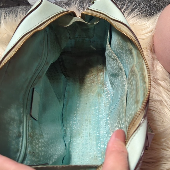 Kate Spade Newbury Lane Felix Blue Hydrangea Handbag Tote Satchel Purse MRP $259 - Picture 4 of 8